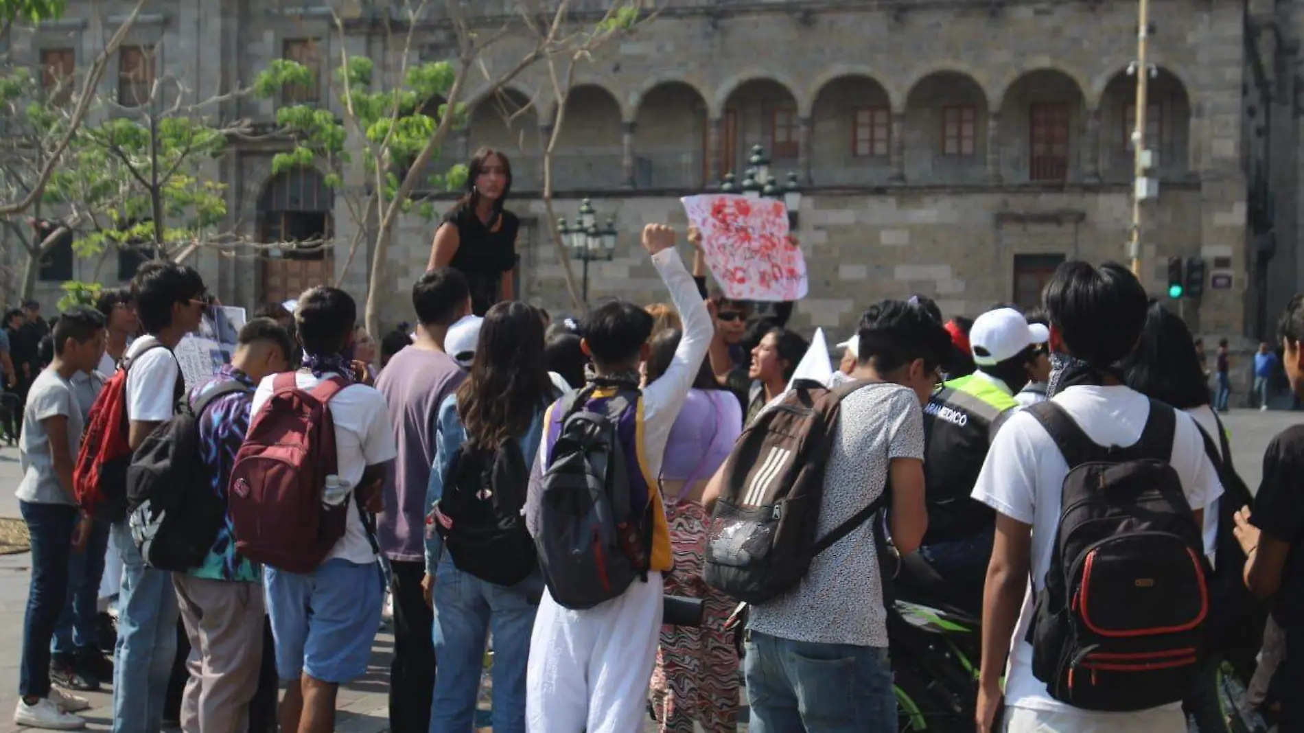 Manifestación Ailin López Aurelio Magaña